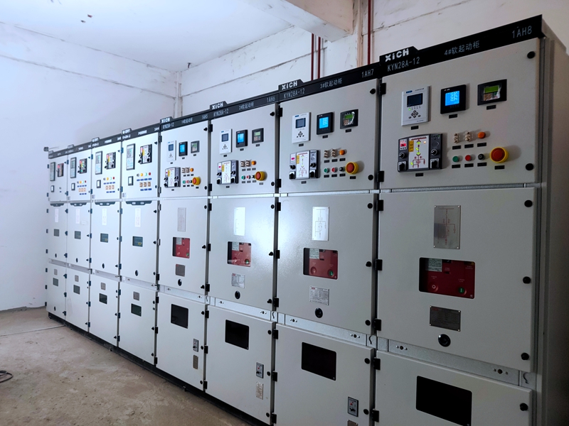 某排水泵站—高壓軟起動裝置、高壓SVG(圖1)